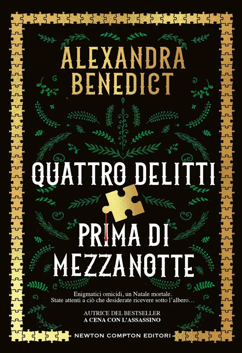Copertina del libro Quattro delitti prima di mezzanotte